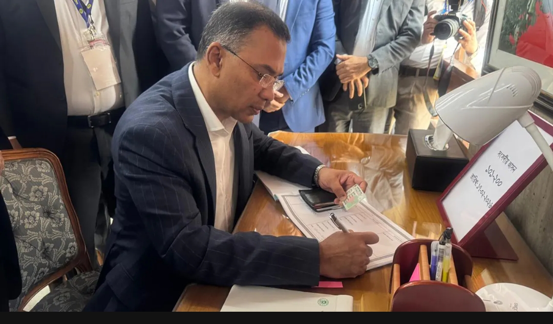 সংসদ নেতা ও প্রধানমন্ত্রী মনোনীত হলেন তারেক রহমান