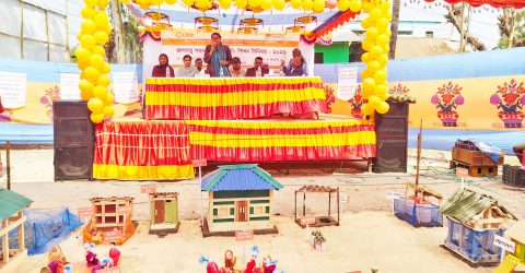 মোরেলগঞ্জে জলবায়ু সহনশীল কৃষি মেলা নবপল্লব প্রকল্পে কৃষকের আশার আলো