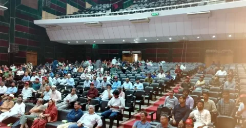 জুলাইয়ের অনুষ্ঠানে অডিটোরিয়াম ফাঁকা, উপাচার্যের ক্ষোভ।